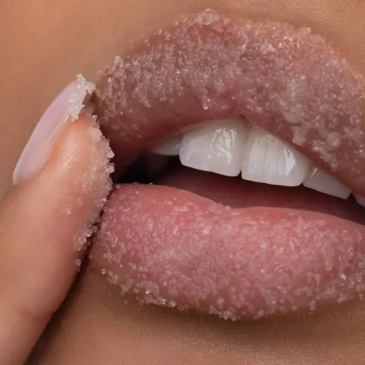 Lippenpeeling für gepflegte und glatte Lippen