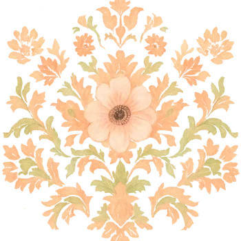 Florale Illustration im Stil von Salon lux Hallein